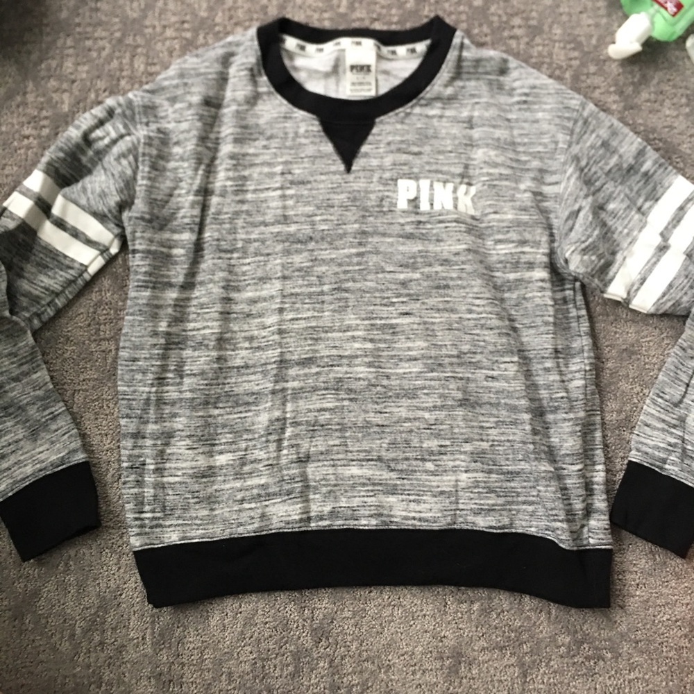 PINK Crewneck Sweatshirt - Heather grey - Size S
